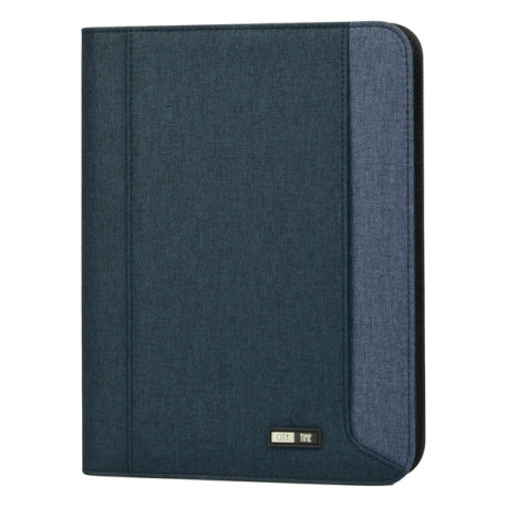 Portablocco Dual - tessuto - blu - A4 - City Time