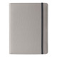 Portablocco Meet - con elastico - 31 x 25 x 1,4 cm - grigio - In Tempo