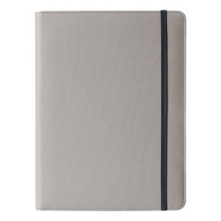 Portablocco Meet - con elastico - 31 x 25 x 1,4 cm - grigio - In Tempo