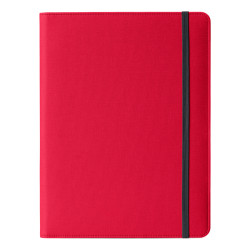 Portablocco Meet - con elastico - 31 x 25 x 1,4 cm - rosso - In Tempo
