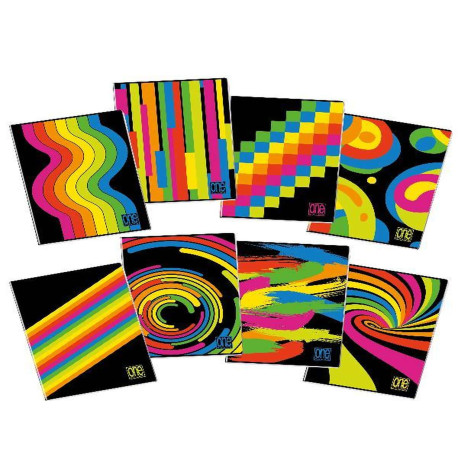 BLOCCHI QUADERNI E RUBRICHE - BLACK&ampFLUO