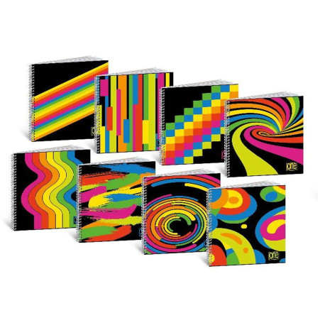 BLOCCHI QUADERNI E RUBRICHE - BLACK&ampFLUO