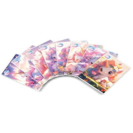 BLOCCHI QUADERNI E RUBRICHE - MAXI UNICORNI 38FFSH 0B A4