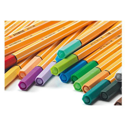 Stabilo Astuccio 5 Point 88 fluo