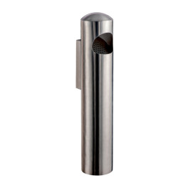 Posacenere murale Birkin - acciaio inox satinato - Medial