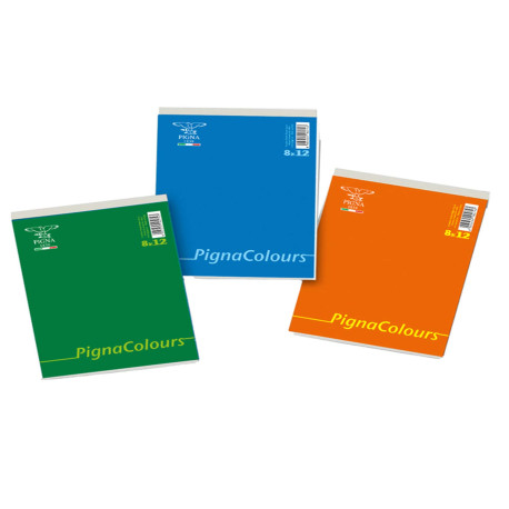 Blocco Colours - A7 -   80 x 120mm - 60 gr - 60 fogli - 5mm - Pigna