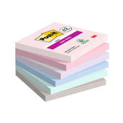 Blocco foglietti Post-it Super Sticky Soulful - 76 x 76 mm - 90 fogli - Post-it - conf. 6 blocchi