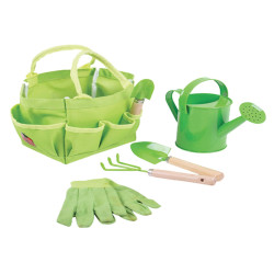 Borsa con 5 attrezzi da giardinaggio bambino - Cwr