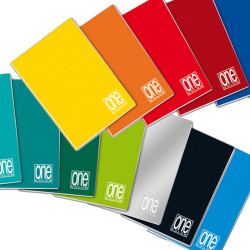 Quaderno One Color - A5 - 10 mm - 20+1 fogli - 80 gr - Blasetti