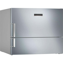 Bosch Serie 4 KGN76XIEP Frigorifero Combinato da libera installazione 186 x 75 cm Acciaio anti-impronta Classe E, 526 L, SN-T, 