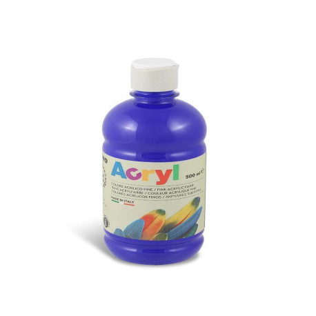 BOTT 500ML TEMP ACRIL BLU OLTREM
