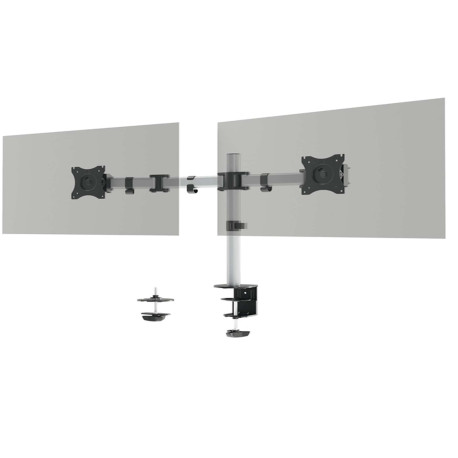 Braccio porta monitor Select 5095-23 - per 2 monitor - Durable