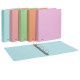 Raccoglitore Pastel - 22 x 30 cm - 4 anelli tondi 30 mm - PP - colori assortiti - Favorit