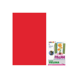 CWR Deco Collage - Carta - 500 x 760 mm - 24 fogli - rosso - carta velina