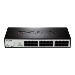 D-Link DES 1024D - Switch - unmanaged - 24 x 10/100 - desktop, montabile su rack