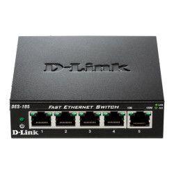D-Link DES 105 - Switch - 5 x 10/100 - desktop
