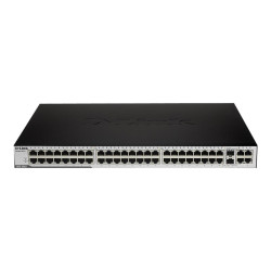 D-Link DES 3052 - Switch - gestito - 48 x 10/100 + 2 x combo Gigabit SFP + 2 x 10/100/1000 - desktop