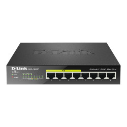 D-Link DGS 1008P - Switch - unmanaged - 4 x 10/100/1000 (PoE) + 4 x 10/100/1000 - desktop - PoE