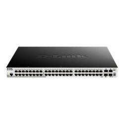 D-Link DGS 1510-52XMP - Switch - L3 - intelligente - 48 x 10/100/1000 (PoE+) + 4 x 10 Gigabit SFP+ - montabile su rack - PoE+ (