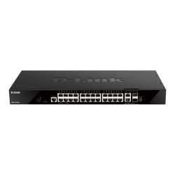 D-Link DGS 1520-28 - Switch - L3 - intelligente - 24 x 10/100/1000 + 2 x Gigabit SFP + 2 x 10 Gigabit SFP+ - montabile su rack