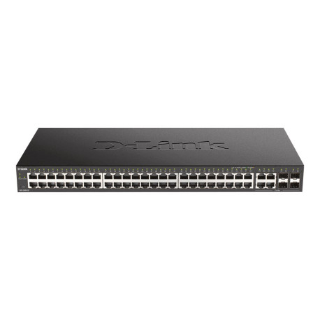 D-Link DGS 2000-52 - Switch - L3 - gestito - 48 x 10/100/1000 + 4 x combinazione Fast Ethernet/Gigabit SFP - montabile su rack