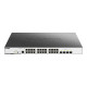 D-Link DGS 3000-28XMP - Switch - gestito - 24 x 10/100/1000 + 4 x 10Gb Ethernet SFP+ - montabile su rack