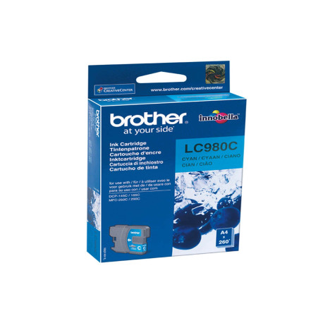 Brother - Cartuccia - Ciano - LC980C - 260 pag