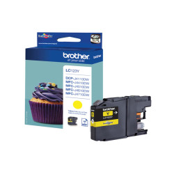 Brother - Cartuccia - Giallo - LC123Y- 600 pag