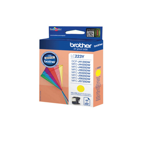 Brother - Cartuccia - Giallo - LC223Y- 550 pag