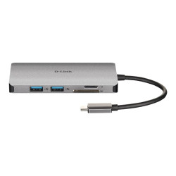 D-Link DUB-M810 - Docking station - USB-C / Thunderbolt 3 - HDMI - GigE