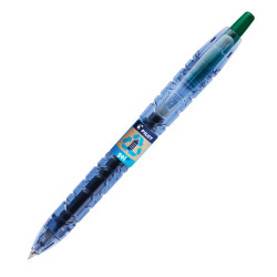 Roller gel a scatto B2P - punta 0,7 mm - verde - Pilot