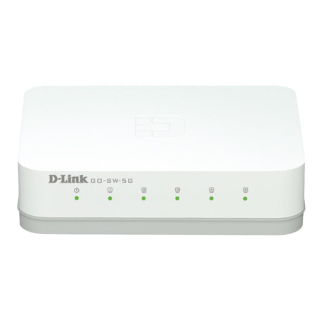 D-Link GO-SW-5G - Switch - unmanaged - 5 x 10/100/1000 - desktop