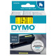 Nastro D1 standard 409180 - 9 mm x 7 mt - PL - nero/giallo - Dymo