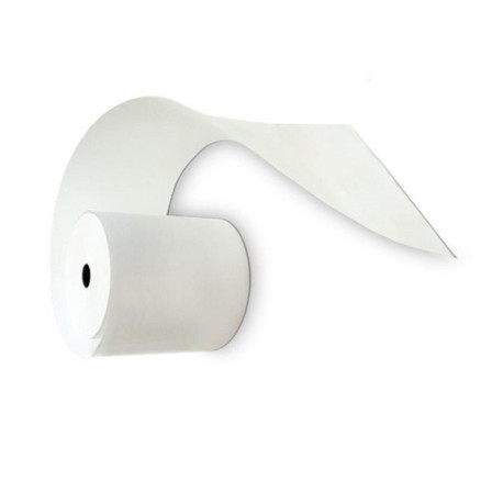 Rotolo per calcolatrice - 57 mm x 40 m - 60 gr - diametro esterno 65 mm - anima 12 mm - bianca - Rotolificio Pugliese - blister