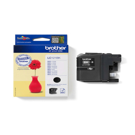 Brother - Cartuccia - Nero - LC121BK - 300 pag