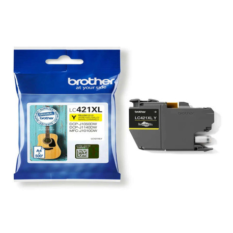 Brother - Cartuccia Ink - Giallo - LC421XLY - 500 pag