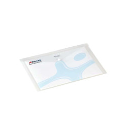 Busta con bottone Pull in polipropilene trasparente (conf.5)
