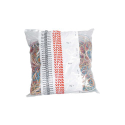Elastici ad anello - misure e colori assortiti - 1 kg - gomma - Viva