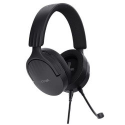 Trust GXT 489 FAYZO CUFFIE GAMING MULTIPIATTAFORMA OVER-EAR - 85% PLASTICA RICICLATA - NERO