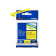 Brother cassetta nastro laminato nero TZE631S