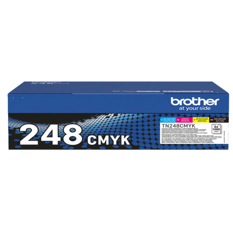 Brother originale - Value Pack Toner - BK/C/M/Y - TN248VAL - 1.000 pag