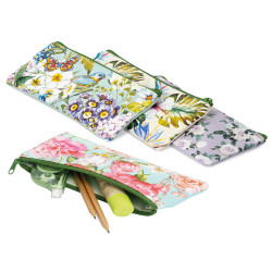 Bustina Nature Flowers - 22 x 10 cm - tessuto - fantasie assortite - Pigna