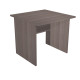 Scrivania Easy - lineare - 80 x 80 x 72 cm - frassino toscano