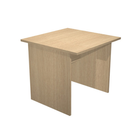 Scrivania Easy - lineare - 80 x 80 x 72 cm - rovere