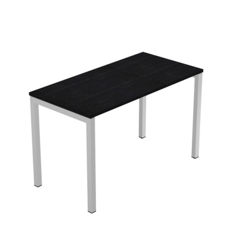 Scrivania Easy Plus - per smartworking - 120 x 60 x 72,5 cm - nero venato frassino