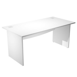 Scrivania Operativa Agorà Basic - fianchi melaminico - 120 x 80 x H 73 cm - bianco