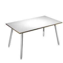 Scrivania Skinny Metal - 140 x 80 x H 74,4 cm - bianco