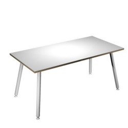 Scrivania Skinny Metal - 180 x 80 x H 74,4 cm - bianco