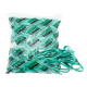Elastico fettuccia - diametro 12 x 0,8 cm - 1 kg - gomma - verde - Lebez