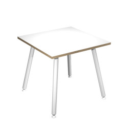 Scrivania Skinny Metal - 80 x 80 x H 74,4 cm - bianco